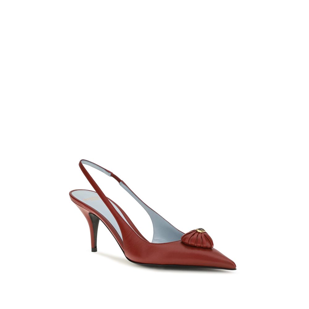 Coeur Royal Slingback Leather Pumps