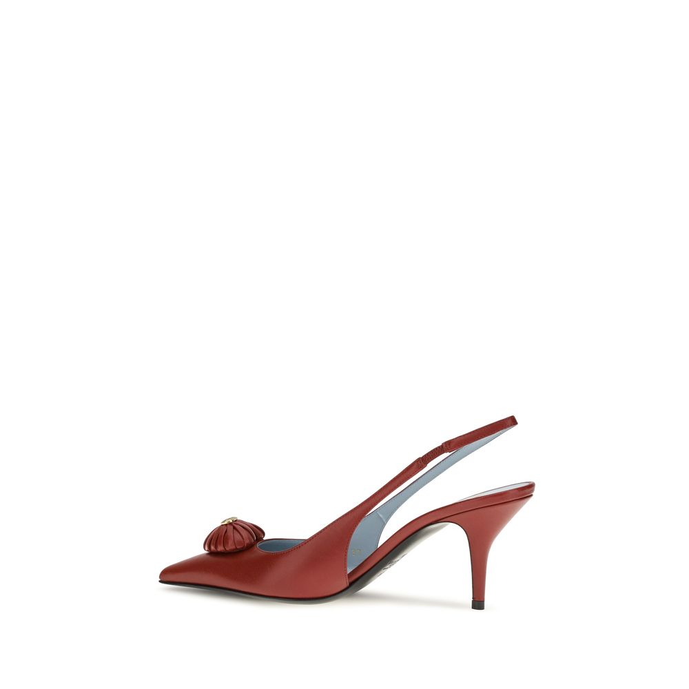 Coeur Royal Slingback Leather Pumps