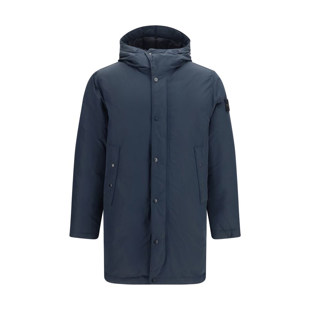 Long High‑Density Matte Down Coat