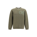 Bicolor Wool and Polyamide Crewneck