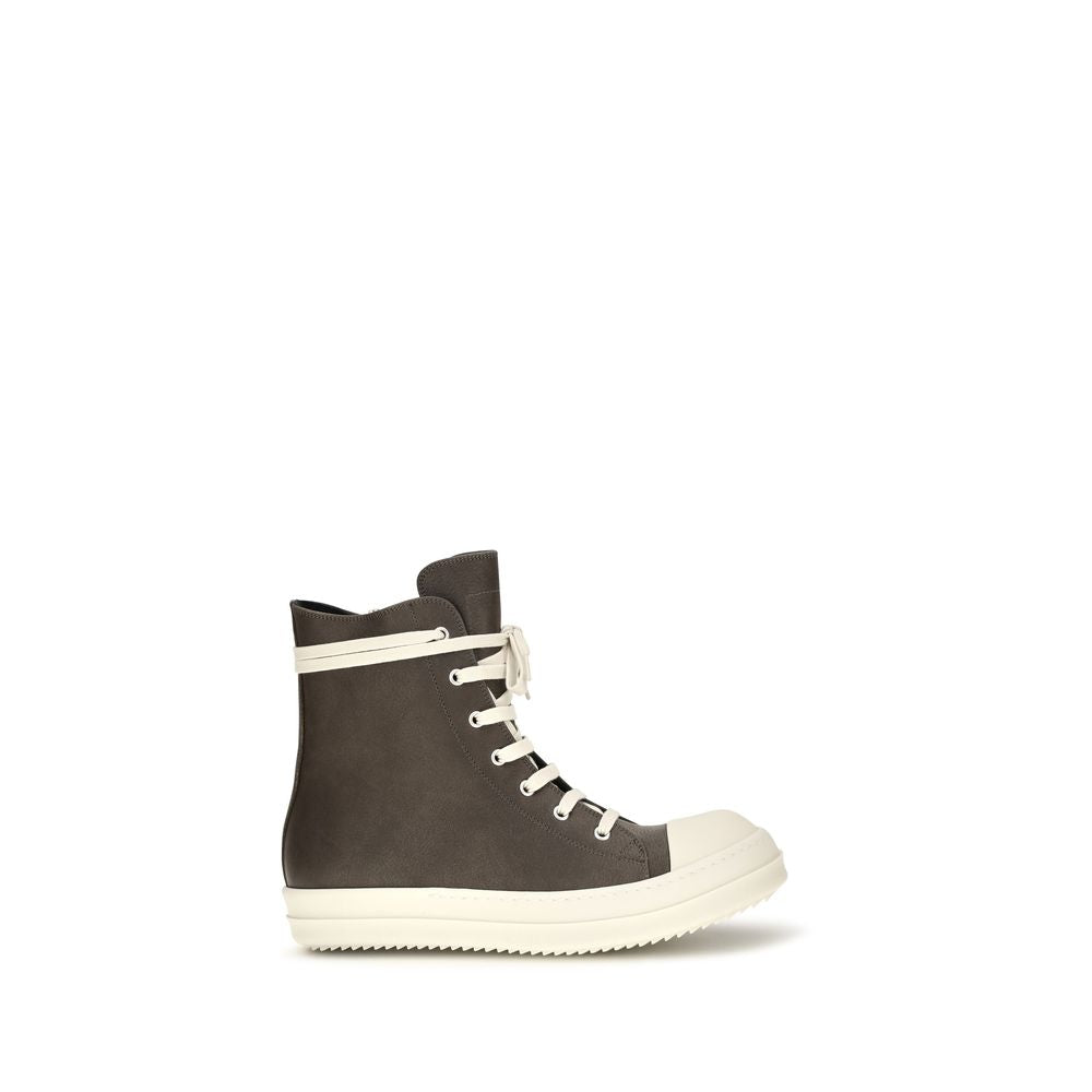 Calfskin Tower Sneaks High‑Top Sneakers