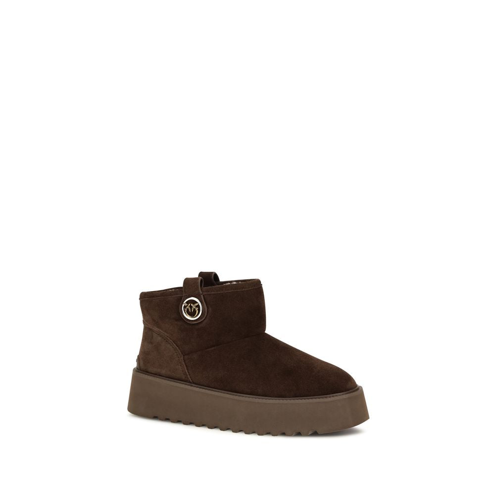 Suede Calfskin Martina 08 Flat Boots
