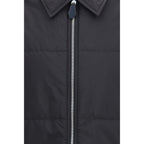 Full-Length Wool Knit Padded Jacket
