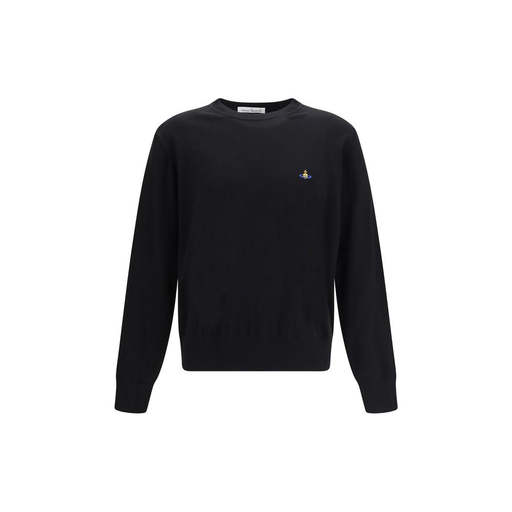 Black Cashmere-Cotton Alex Sweater