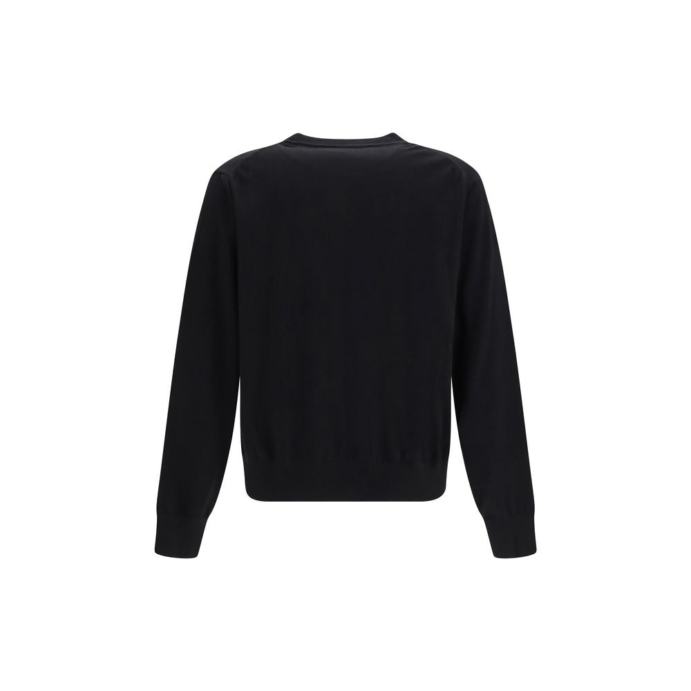 Black Cashmere-Cotton Alex Sweater