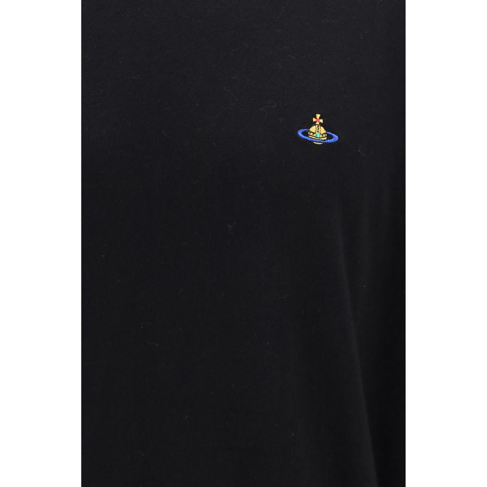 Black Cashmere-Cotton Alex Sweater