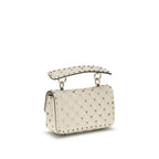 Mini Rockstud Spike Lamb Nappa Top Handle Bag