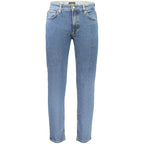 Blue Cotton Regular-Fit Jeans