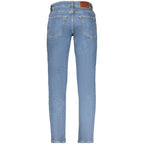 Blue Cotton Regular-Fit Jeans