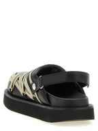 Ram Leather Padded Megalace Platform Sabot