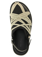 Ram Leather Padded Megalace Platform Sabot