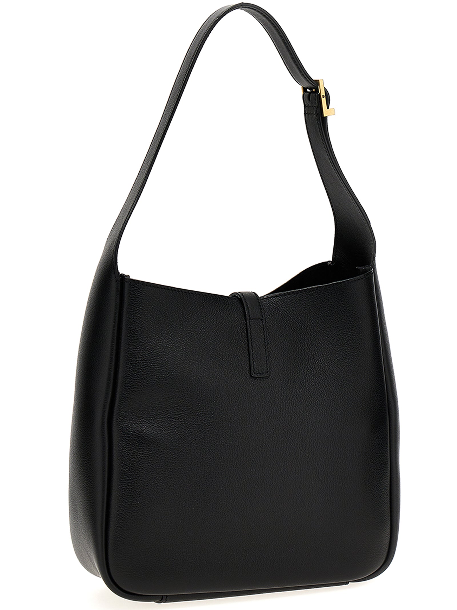 Black Calfskin Le 5 À 7 Soft Shoulder Bag