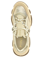 Athena 01 Chunky Suede & Laminated Leather Sneakers