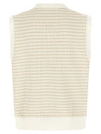 Cotton Honeycomb Jacquard Vest