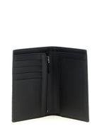 Black Polyurethane Canvas Ottomar Passport Holder