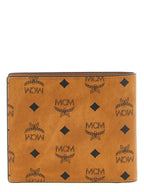 Visetos Monogram Bifold Wallet in Cognac Coated Canvas