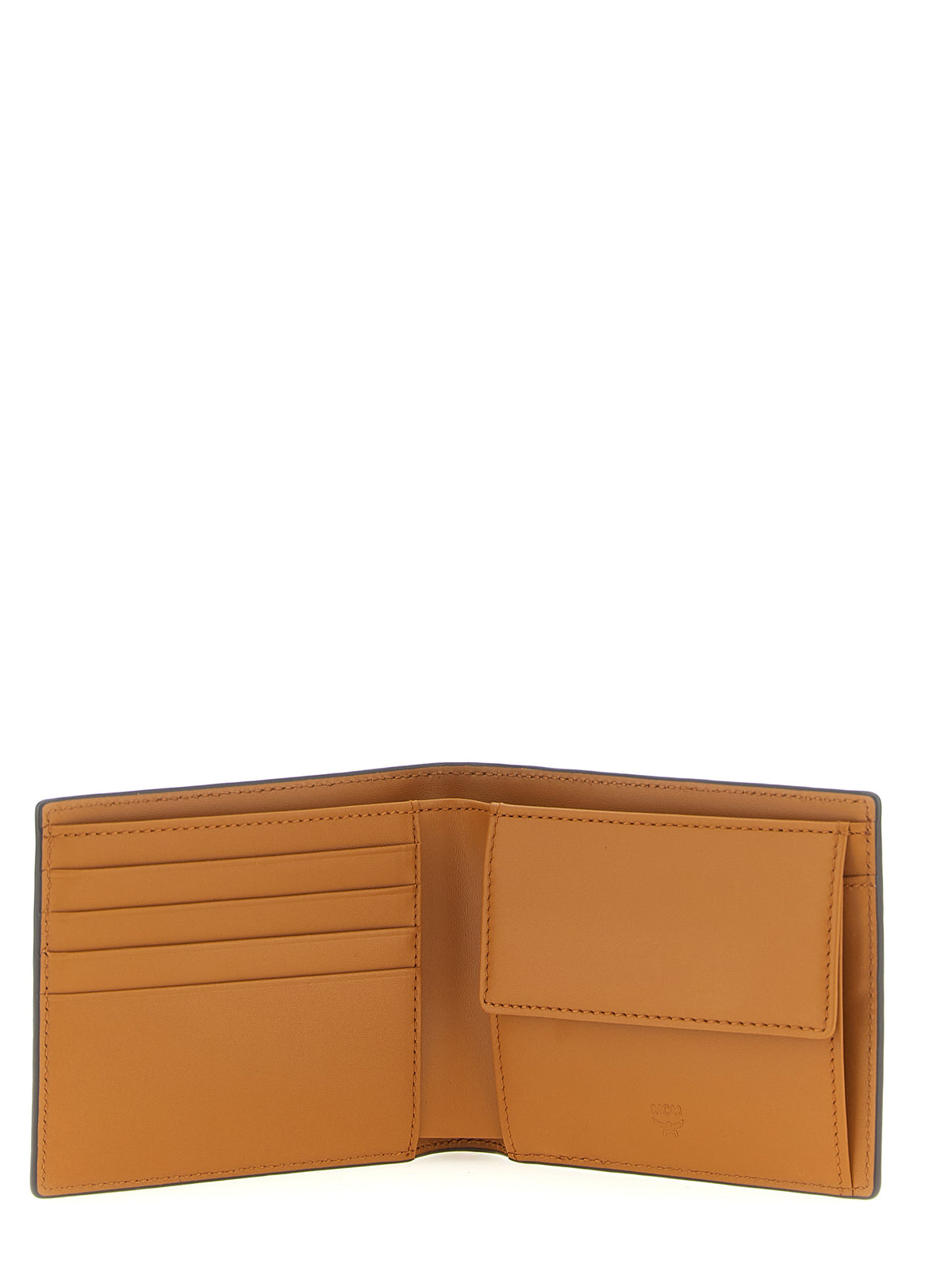 Visetos Monogram Bifold Wallet in Cognac Coated Canvas
