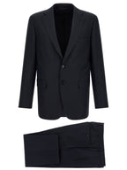 Midnight Blue Wool Brunico Suit