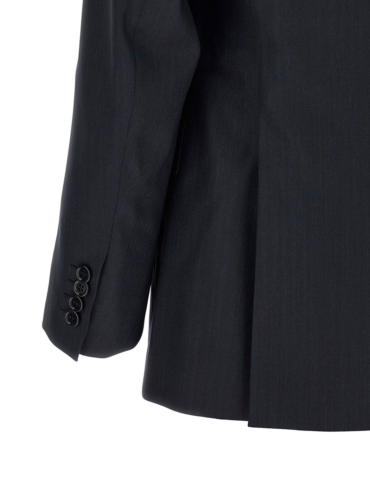 Midnight Blue Wool Brunico Suit