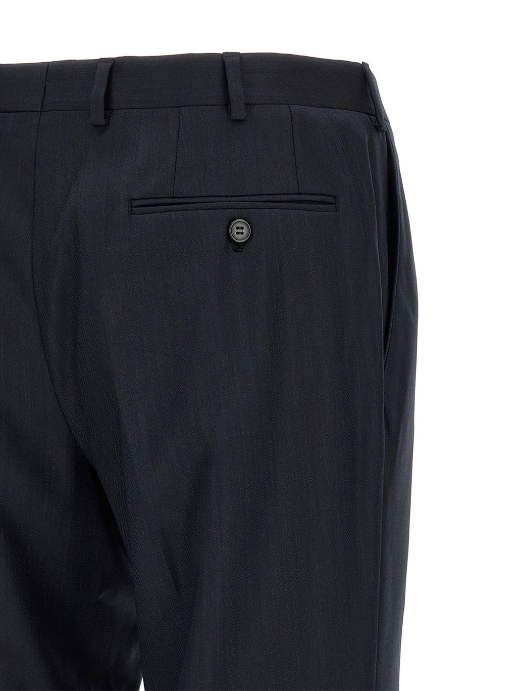 Midnight Blue Wool Brunico Suit