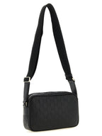 Black Calfskin Small GG Emblem Camera Bag