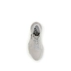 White Calf Leather Flow Running Sneakers
