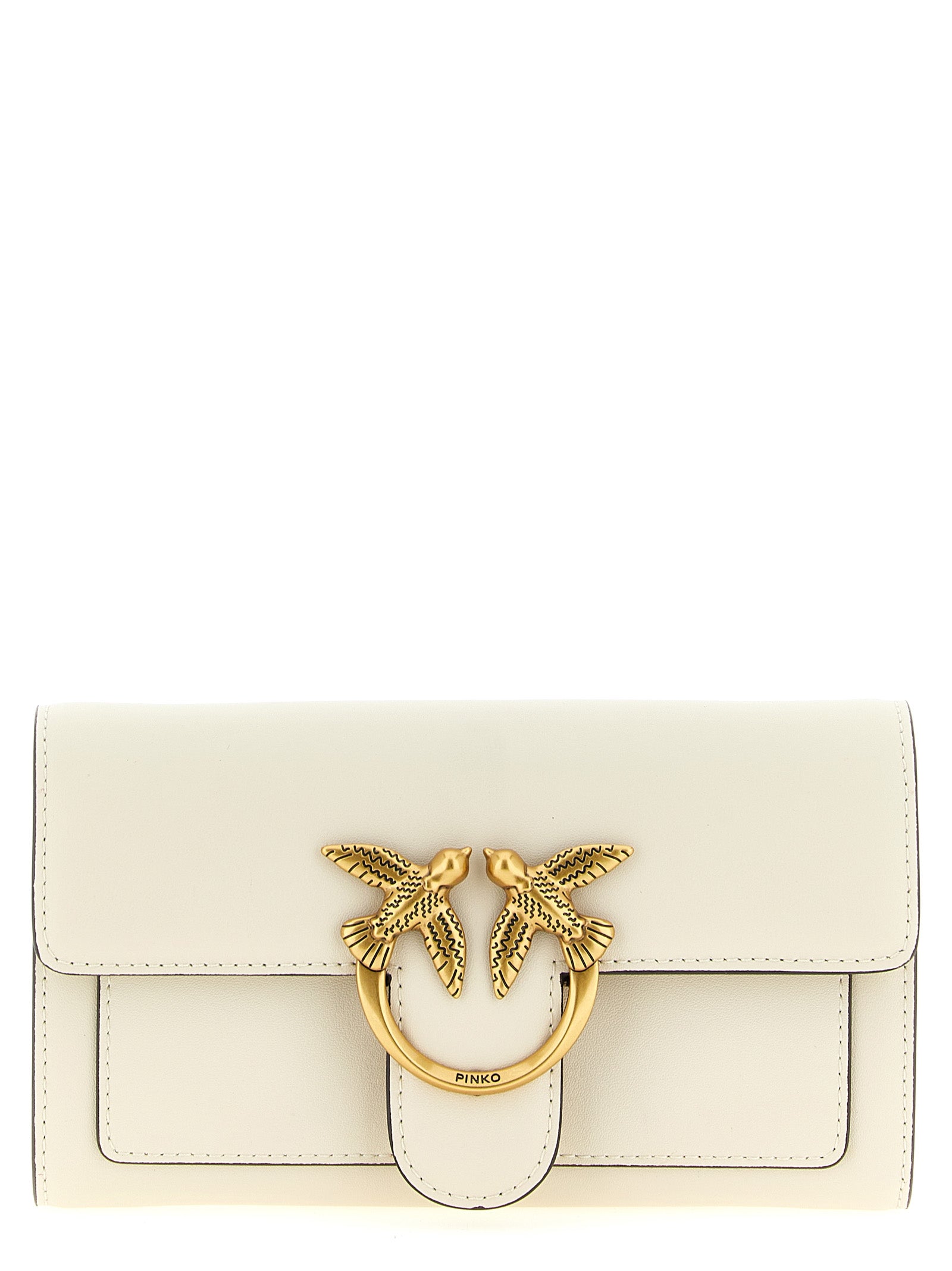 Silk‑Touch Calfskin Love Simply Cardholder