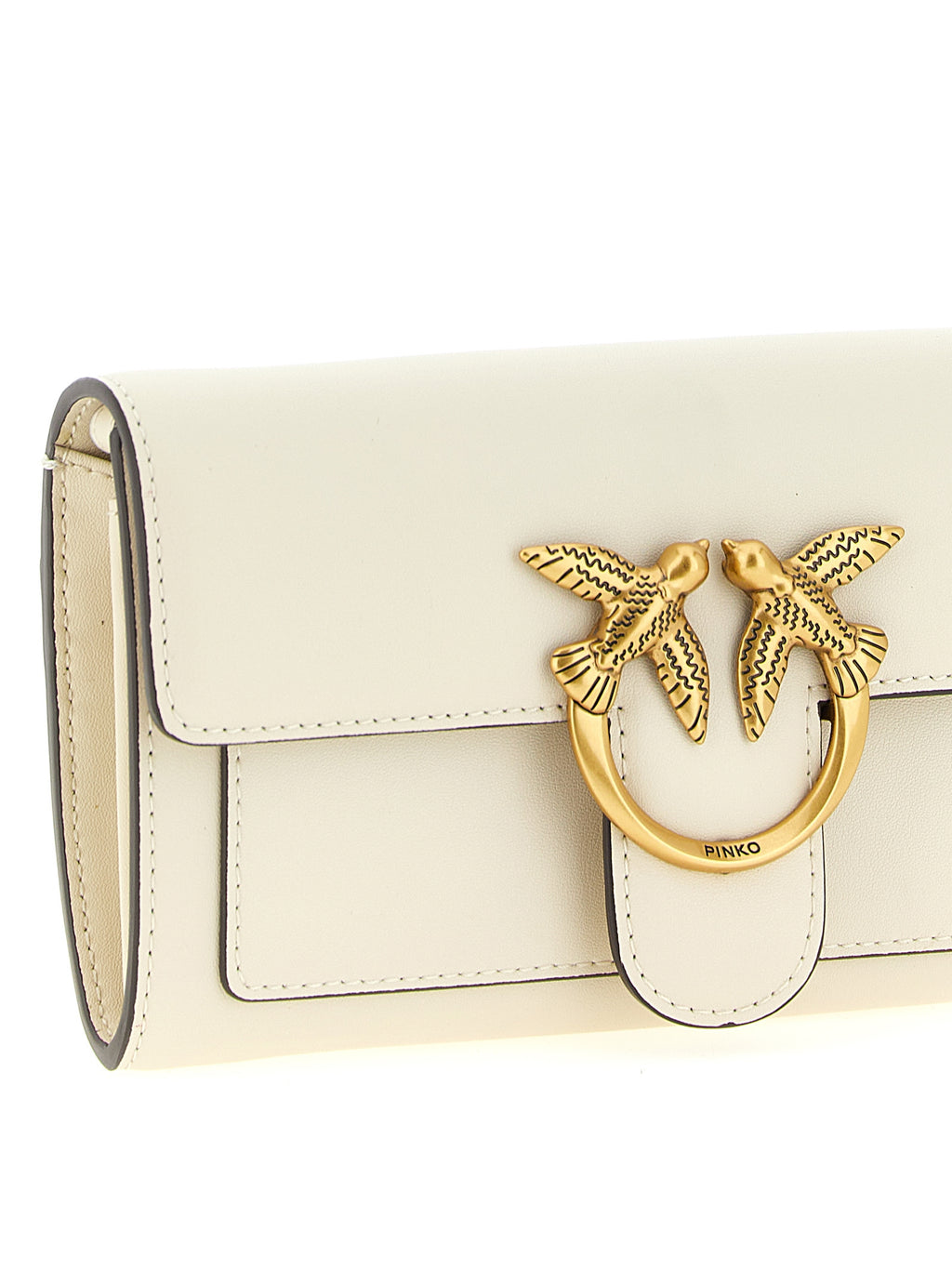 Silk‑Touch Calfskin Love Simply Cardholder