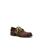 Brown Calfskin Slip-On Loafers