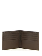 Beige Polyurethane Ophidia Bi-Fold Wallet