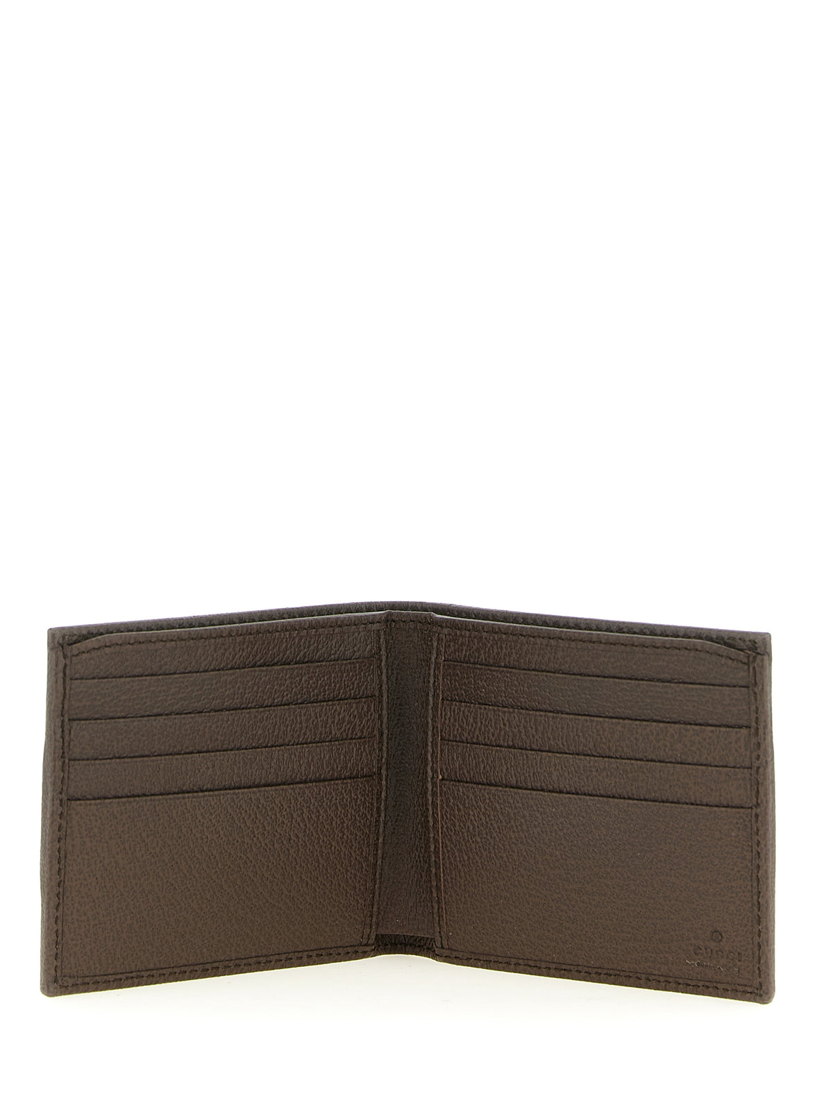 Beige Polyurethane Ophidia Bi-Fold Wallet