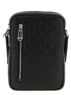 Small Calfskin GG Emblem Crossbody Bag