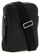 Small Calfskin GG Emblem Crossbody Bag