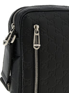 Small Calfskin GG Emblem Crossbody Bag