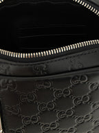 Small Calfskin GG Emblem Crossbody Bag