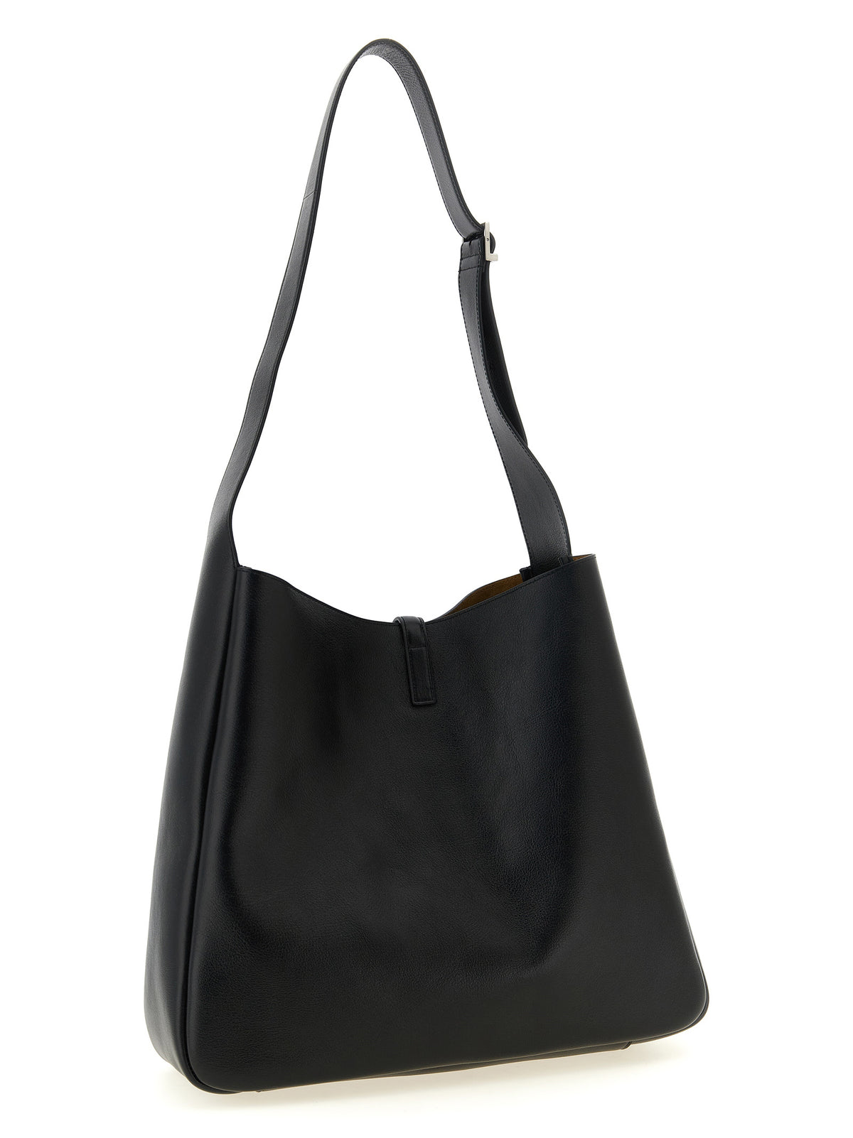 Black Calfskin Le 5 à 7 Shoulder Bag