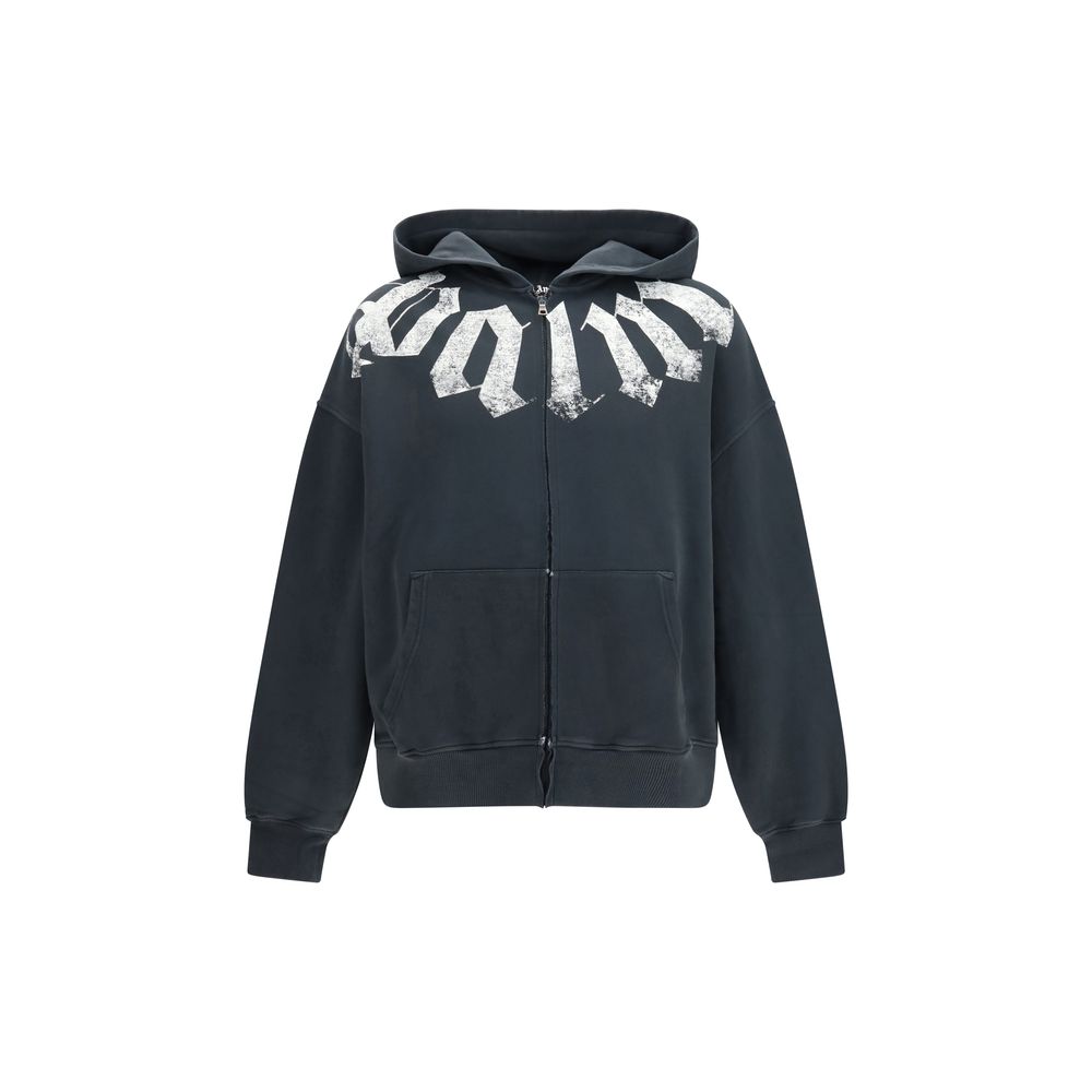Oversized Hooded Zip Sweatshirt