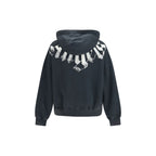 Oversized Hooded Zip Sweatshirt