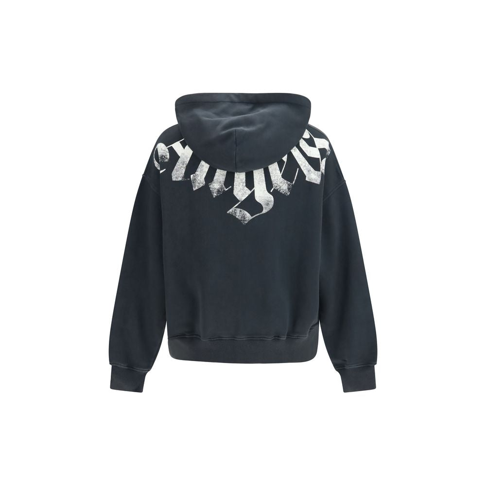 Oversized Hooded Zip Sweatshirt