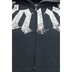 Oversized Hooded Zip Sweatshirt