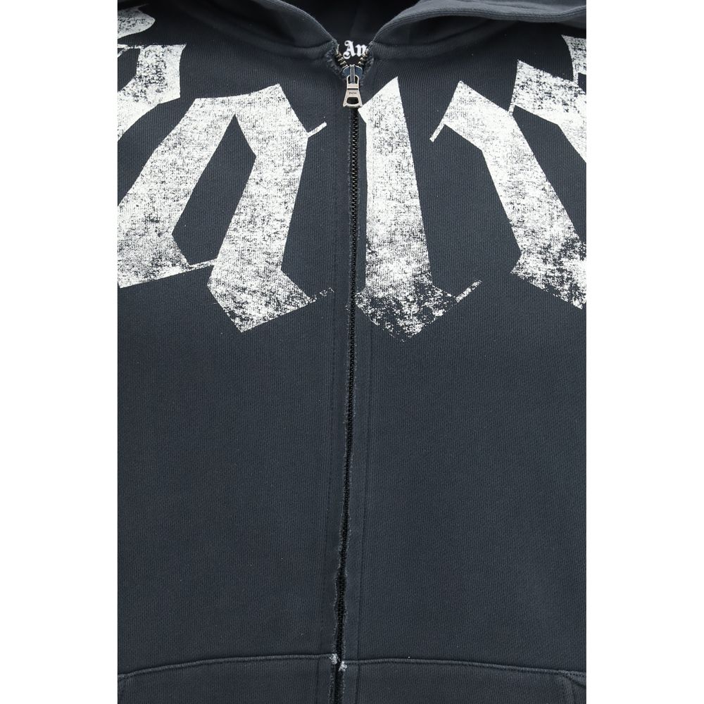 Oversized Hooded Zip Sweatshirt
