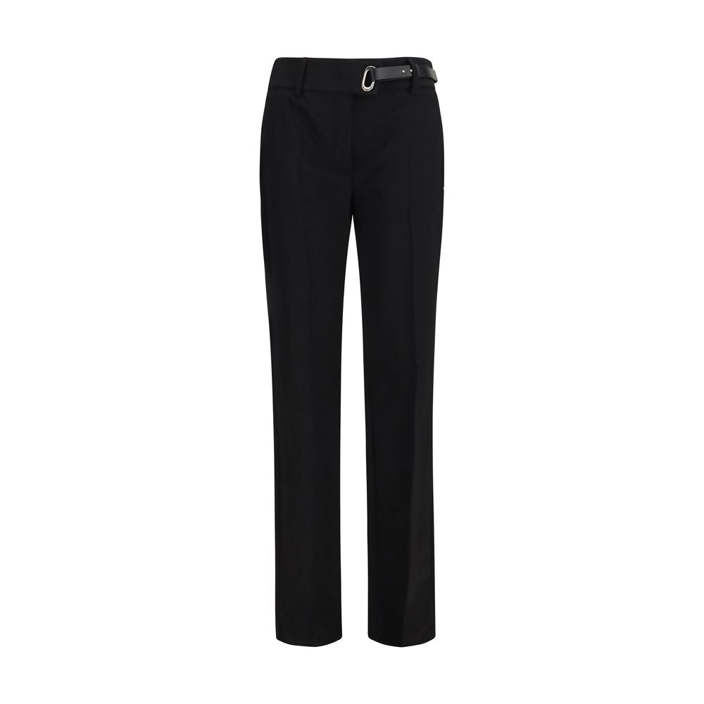 Rum Cigarette Pants with Belt