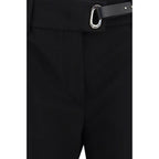 Rum Cigarette Pants with Belt