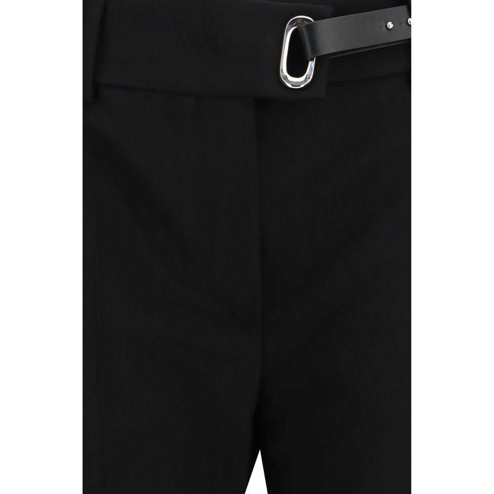 Rum Cigarette Pants with Belt