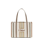 Cotton Canvas Woody Loop Tote
