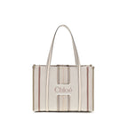 Cotton Canvas Woody Loop Tote