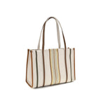 Cotton Canvas Woody Loop Tote