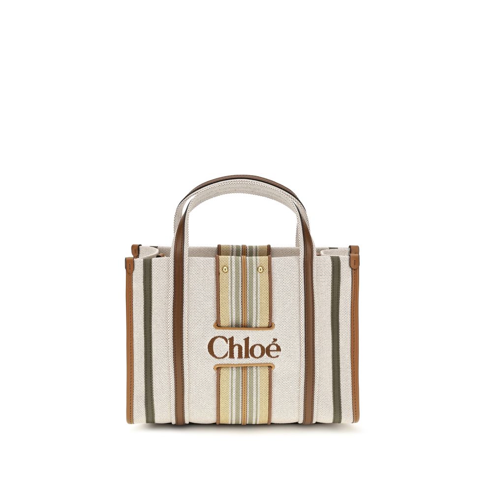 Small Woody Loop Canvas Tote