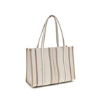 Cotton Canvas Woody Loop Tote