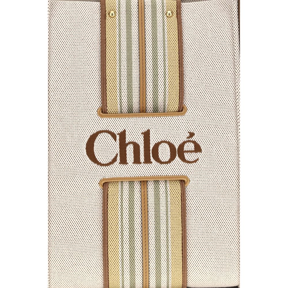 Cotton Canvas Woody Loop Tote